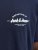 Jack & Jones Brandon T-Shirt Blue - Marškinėliai - Marškinėliai - 2XL-14XL