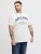 Jack & Jones Edenver T-Shirt White - Marškinėliai - Marškinėliai - 2XL-14XL