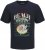 Jack & Jones King Crew Neck T-Shirt Navy - Didelių vyrų marškinėliai su spaudiniais - Didelių vyrų marškinėliai su spaudiniais