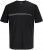 Jack & Jones Cofusion T-Shirt Black - Marškinėliai - Marškinėliai - 2XL-14XL