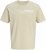 Jack & Jones Blaneo Short Sleeve T-shirt Beige - Marškinėliai - Marškinėliai - 2XL-14XL