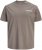 Jack & Jones Oscar T-Shirt Grey - Didelių vyrų marškinėliai su spaudiniais - Didelių vyrų marškinėliai su spaudiniais