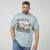 North Latitude 61352 AC/DC Marškinėliai Dulkėta Mėlyna - Marškinėliai - Marškinėliai - 2XL-14XL