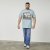 North Latitude 61352 AC/DC Marškinėliai Dulkėta Mėlyna - Marškinėliai - Marškinėliai - 2XL-14XL