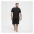 North Latitude Pyjama T-Shirt V-Neck Short Sleeve Black - Pižama/Loungewear - Didelių Dydžių Vyriškos Pižamos