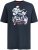 D555 Derby T-Shirt Rhythm and Rides Navy - Marškinėliai - Marškinėliai - 2XL-14XL
