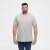 North Latitude T-Shirt O-Neck Grey Melange TALL - TALL marškinėliai - Marškinėliai Aukštiems Vyrams