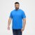 North Latitude T-Shirt O-Neck Cobolt Blue TALL - TALL marškinėliai - Marškinėliai Aukštiems Vyrams