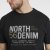 North Latitude Denim Printed T-Shirt Black TALL - TALL marškinėliai - Marškinėliai Aukštiems Vyrams
