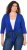 Ulla Popken Versatile Surplice Wrap Tie Hem Bolero Top Cobalt Blue - Marškinėliai - 