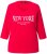 Ulla Popken City Name Graphic Tee Lychee - Spausdinti marškinėliai moterims - 