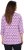 Ulla Popken Geometric Pattern 3/4 Sleeve Tee Amethyst - Spausdinti marškinėliai moterims - 