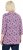 Ulla Popken Graphic Flower A-Line 3/4 Sleeve Tee Pink - Marškinėliai - 