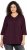 Ulla Popken Mixed Pattern Stripe 3/4 Sleeve Tee Black - Spausdinti marškinėliai moterims - 