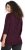 Ulla Popken Mixed Pattern Stripe 3/4 Sleeve Tee Black - Spausdinti marškinėliai moterims - 
