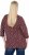 Ulla Popken Gingerbread Print 3/4 Sleeve Tee Plum - Marškinėliai - 