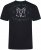 Kam Jeans 5793 Cedar Creek Reverse Print Tee Black - Marškinėliai - Marškinėliai - 2XL-14XL