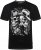 Kam Jeans 5796 Twin Gentleman Skull Print Tee Black - Marškinėliai - Marškinėliai - 2XL-14XL