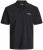 Jack & Jones College Logo Polo Short Sleeve Black - Polo marškinėliai - Polo marškinėliai - 2XL-8XL