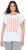 Ulla Popken LOVE Short Sleeve Graphic Tee Snow White - Spausdinti marškinėliai moterims - 