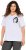 Ulla Popken Embroidered Face Motif Short Sleeve V-Neck Tee Light Grey Melange - Spausdinti marškinėliai moterims - 