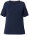 Ulla Popken TRUE Lettering Short Sleeve Tee Navy Blue - Spausdinti marškinėliai moterims - 