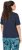 Ulla Popken Ride The Wave Short Sleeve V-Neck Graphic Tee Navy Blue - Spausdinti marškinėliai moterims - 