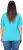 Ulla Popken Ride The Wave Short Sleeve V-Neck Graphic Tee Deep Aqua - Spausdinti marškinėliai moterims - 