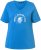 Ulla Popken Shell Picker Club Short Sleeve Graphic Tee Teal Blue - DRABUŽIAI MOTERIMS 40-66 - 