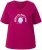 Ulla Popken Shell Picker Club Short Sleeve Graphic Tee Magnolia Red - Spausdinti marškinėliai moterims - 