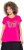 Ulla Popken Free Spirit Butterfly Cap Sleeve Graphic Tee Magenta Pink - Spausdinti marškinėliai moterims - 