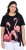 Ulla Popken Flamingo Short Sleeve Graphic Tee Black - Spausdinti marškinėliai moterims - 