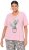 Ulla Popken Cactus Short Sleeve Graphic Tee Pink - Spausdinti marškinėliai moterims - 