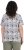 Ulla Popken Half-sleeve A-line V-neck Pointed Hem Animal Pattern T-shirt Moss - Spausdinti marškinėliai moterims - 