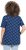 Ulla Popken Tile Print Short Sleeve Pleated Tee Dark Blue - Spausdinti marškinėliai moterims - 