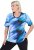 Ulla Popken Cutout Abstract Print Short Sleeve Tee Light Sapphire - Spausdinti marškinėliai moterims - 
