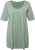 Ulla Popken Essential Front Pleat Tee Light Moss Green - Marškinėliai - 