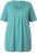 Ulla Popken Essential Front Pleat Tee Green - Marškinėliai - 