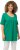 Ulla Popken Essential Front Pleat Tee Emerald Green - Marškinėliai - 