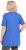 Ulla Popken Essential Front Pleat Tee Peacock Blue - Marškinėliai - 