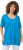 Ulla Popken Essential Front Pleat Tee Sapphire Blue - Marškinėliai - 