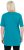 Ulla Popken Essential Front Pleat Tee Teal - Marškinėliai - 