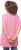Ulla Popken Essential Front Pleat Tee Light Pink - Marškinėliai - 