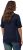 Ulla Popken Piping Accent Functional UVP 50+ Stretch Knit Top Navy Blue - Marškinėliai - 