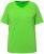 Ulla Popken Piping Accent Functional UVP 50+ Stretch Knit Top Light Green - Marškinėliai - 