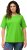 Ulla Popken Piping Accent Functional UVP 50+ Stretch Knit Top Light Green - Marškinėliai - 