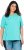 Ulla Popken Piping Accent Functional UVP 50+ Stretch Knit Top Aqua Green - Marškinėliai - 