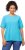 Ulla Popken Piping Accent Functional UVP 50+ Stretch Knit Top Bright Turquoise - Marškinėliai - 