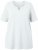 Ulla Popken Essential Notch Neck Stretch Tee Snow White - Marškinėliai - 