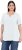 Ulla Popken Essential Notch Neck Stretch Tee Snow White - Marškinėliai - 
